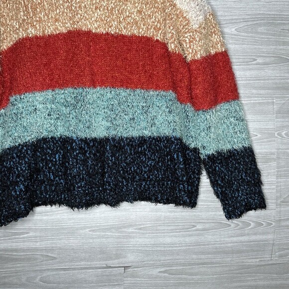 John Paul Richard EYELASH Striped Button Front Boxy Oversize Cardigan Women XXL - Picture 14 of 14